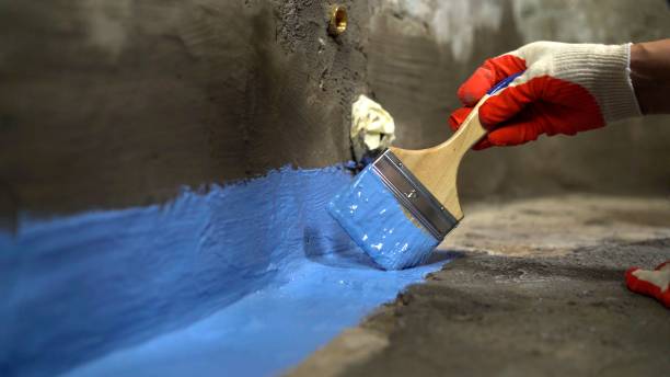 Commercial Waterproofing project at a Mowrystown, OH business property by SJ Waterproofing Pros